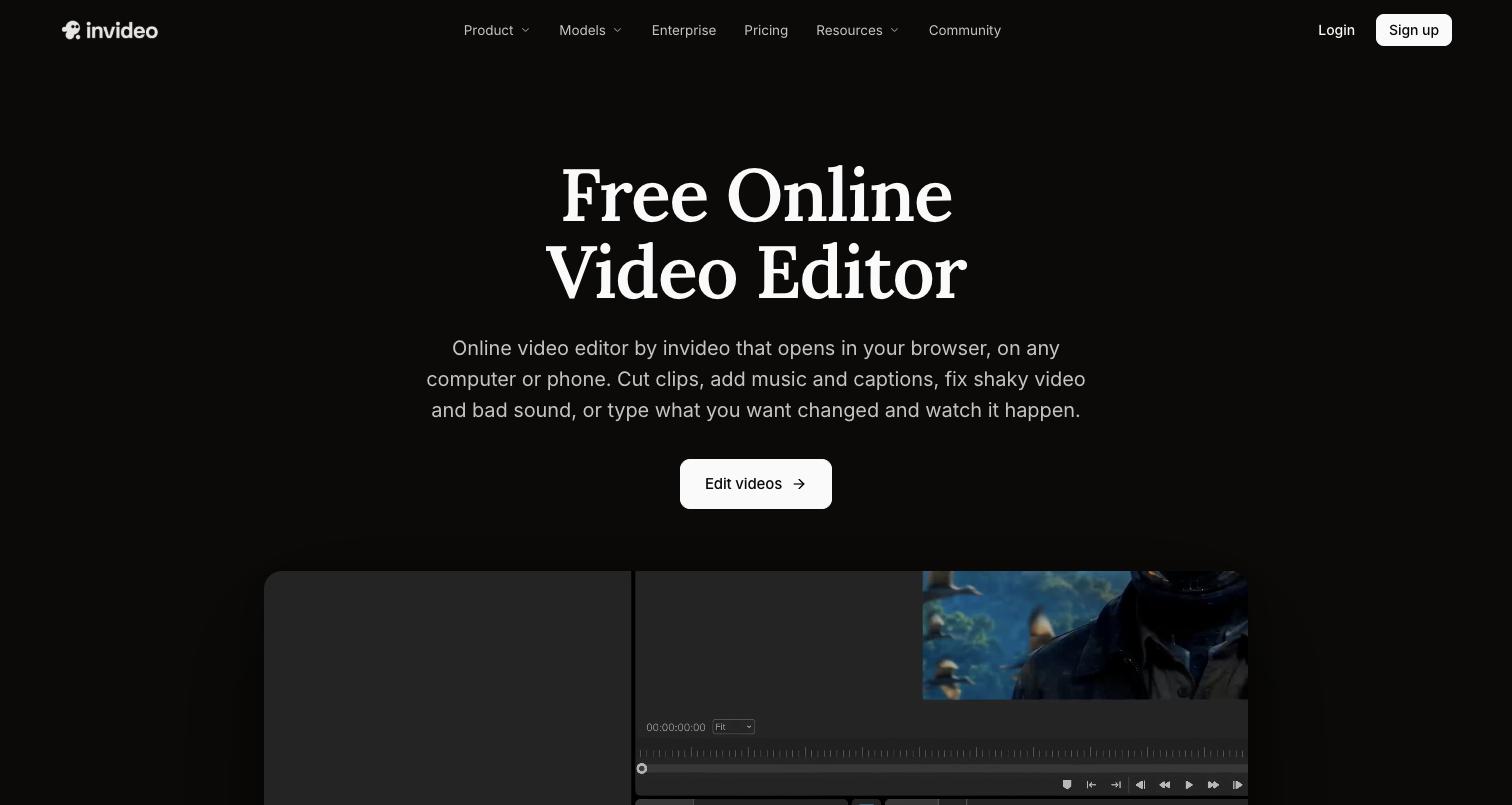 Invideo online video editor for building a faster AI video editing workflow